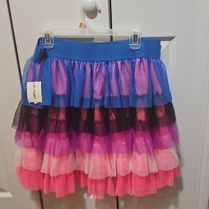 Colorful Layered Tulle Skirt